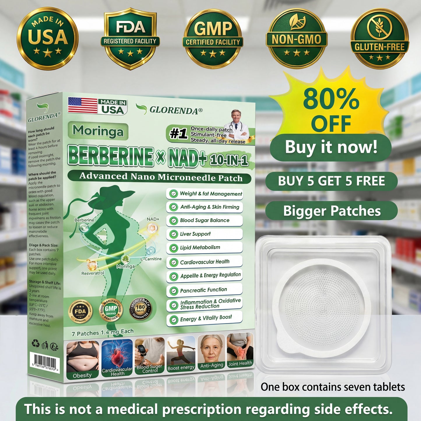 𝑶𝒇𝒇𝒊𝒄𝒊𝒂𝒍 𝑺𝒕𝒐𝒓𝒆  | 🩹🩹𝐆𝐋𝐎𝑹𝑬𝑵𝑫𝗔®𝑴𝒐𝒓𝒊𝒏𝒈𝗮 · 𝗕𝗲𝗿𝗯𝗲𝗿𝙞𝙣𝙚 × 𝙉𝘼𝐃+ 𝟏𝟎-𝐢𝐧-𝟏 𝗔𝗱𝘃𝗮𝗻𝗰𝙚𝙙 𝙉𝙖𝙣𝙤 𝙈𝙞𝙘𝙧𝙤𝙣𝙚𝙚𝐝𝐥𝐞 𝐏𝐚𝐭𝙘𝙝🇺🇸(𝐉𝐮𝐬𝐭 𝐨𝐧𝐜𝐞 𝐚 𝐝𝐚𝐲, 𝐯𝐢𝐬𝐢𝐛𝐥𝐞 𝐜𝐡𝐚𝐧𝐠𝐞𝐬 𝐢𝐧 𝟕 𝐝𝐚𝐲𝐬） ✅ 𝐅𝐨𝐫 𝐨𝐛𝐞𝐬𝐢𝐭𝐲, 🅛🅞🅞🅢🅔 🅢🅚🅘🅝,𝐝𝐢𝐚𝐛𝐞𝐭𝐞𝐬, 𝐬𝐥𝐞𝐞𝐩 𝐚𝐩𝐧𝐞𝐚, 𝐣𝐨𝐢𝐧𝐭 𝐢𝐬𝐬𝐮𝐞𝐬, 𝐚𝐧𝐝 𝐦𝐨𝐫𝐞